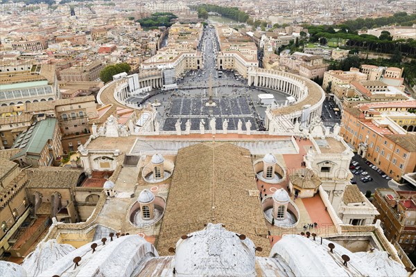 View from the dome of the Basilica San Pietro