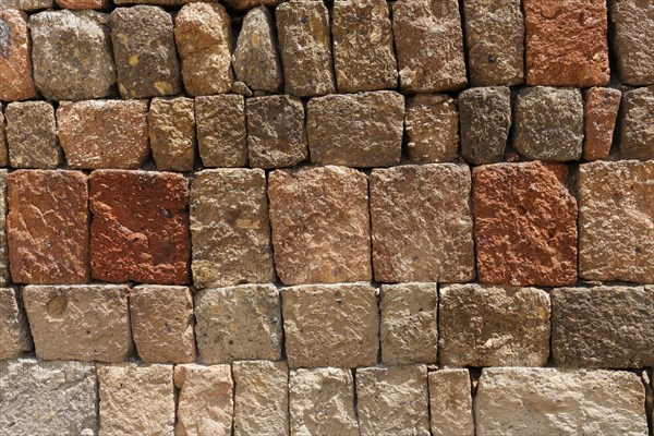 Wall in the ruined ancient Armenian capital of Ani