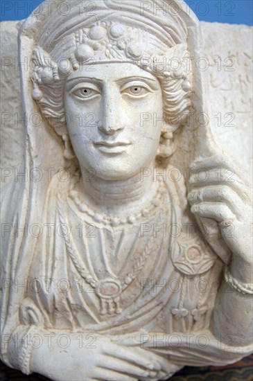 Bas-relief on a sarcophagus