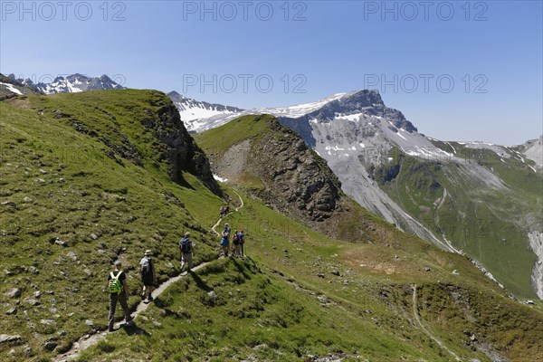 Hikers on a smugglers' trail