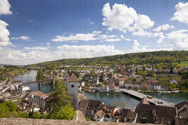 View from Munot Fortress over the town