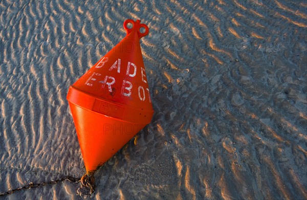 Buoy marked 'Badeverbot'