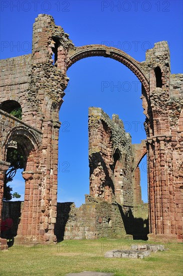 Ruins of the Benedictine monastery of Lindisfarne