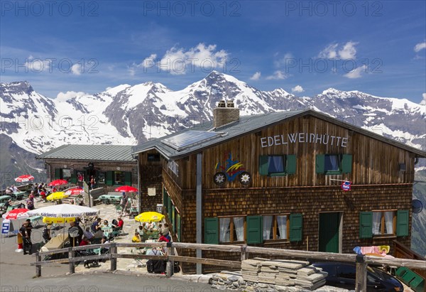 Edelweisshutte inn on Mt Edelweissspitze