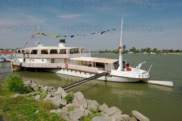 Marina on the Danube river