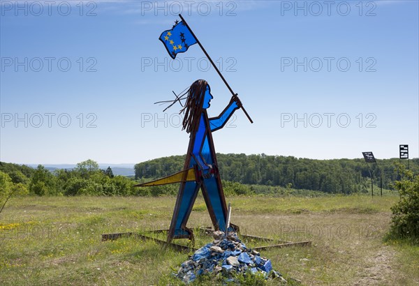 Installation 'Jeanne d'Europe' after to Jeanne d'Arc