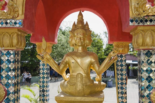 Figure of a god in the Big Buddha Temple