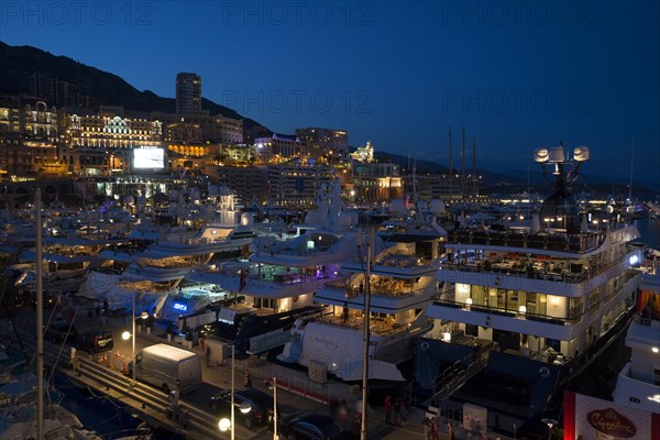 Yachts in Port Hercules or Port Hercule