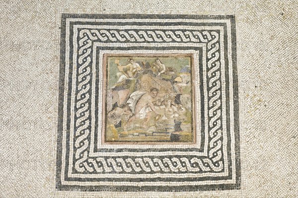 Floor mosaic depicting the story of Hylas and the nymphs