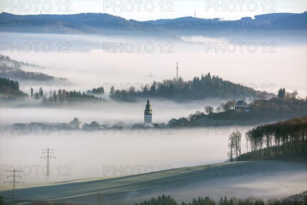 Eversberg in the fog