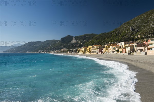 Typical houses on the beach