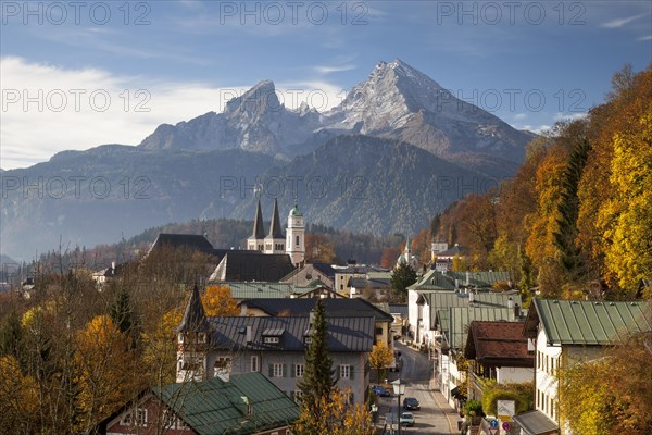 Townscape with the Parish Church of St. Andrew and the Collegiate Church of St. Peter and St. John the Baptist