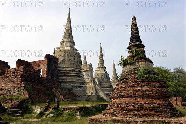 Chedis of Wat Phra Sri Sanphet