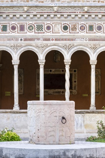 Fountain with Lombard friezes