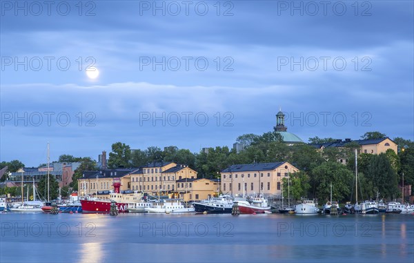 Former barracks buildings on the Stockholm island of Skeppsholmen