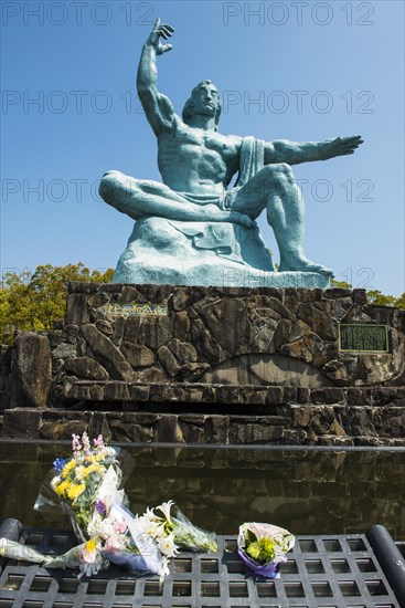 Peace statue in the Peace Park