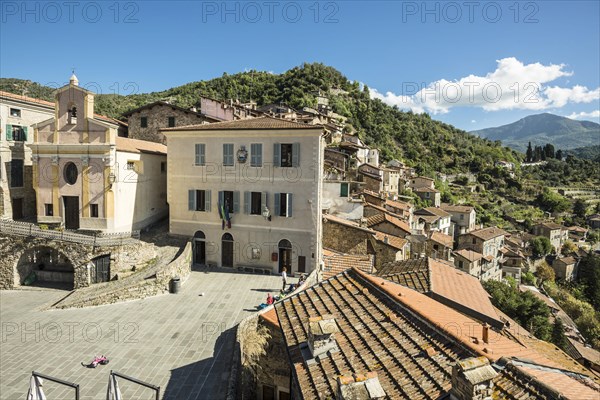 Medieval village in the mountains