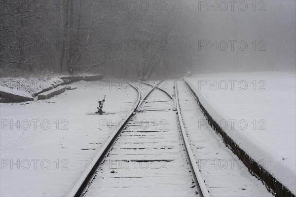 KZ Buchenwald concentration camp in winter