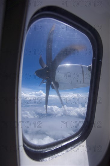 View from a cabin window