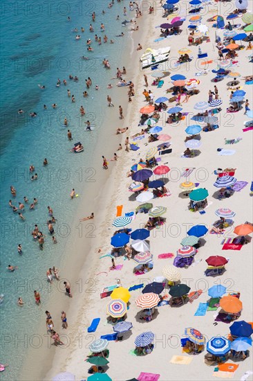 View of the beach from the terrace of Corso Vittorio Emmanuele