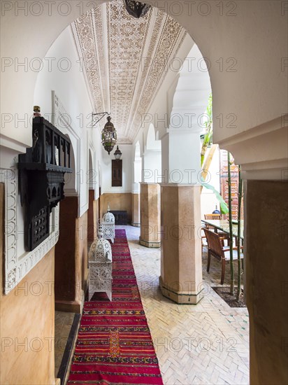 Courtyard of a typical Riad