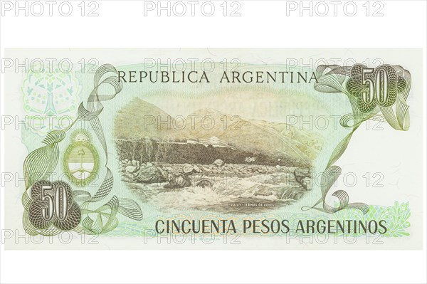 Argentinian five hundred peso banknote