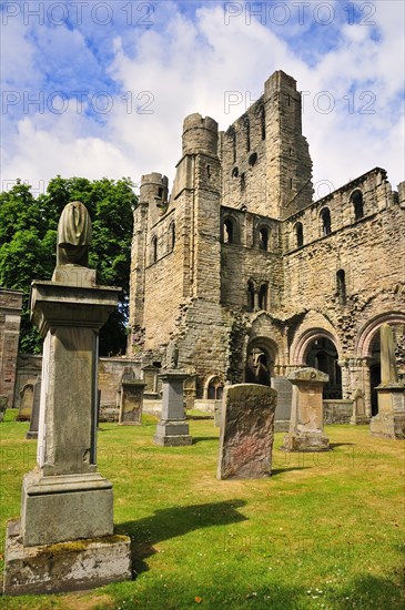 The ruins of Kelso Abbey