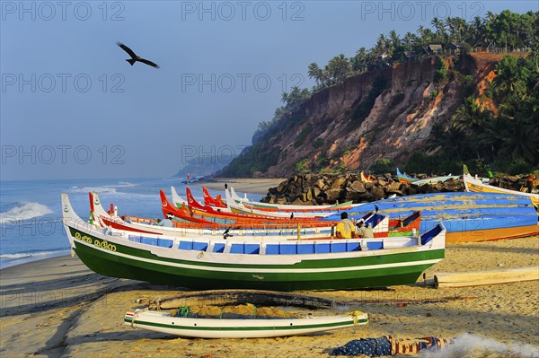 Fishing boats on the beach