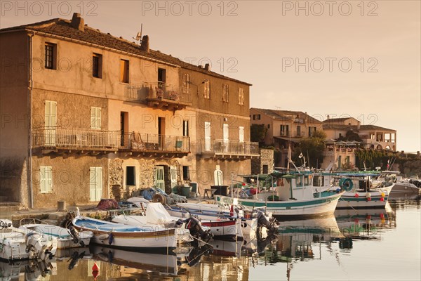 Fishing boats in the harbor of Port de Centuri