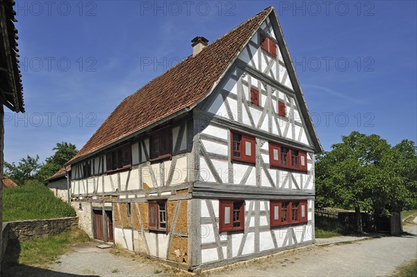 Half-timbered farmhouse