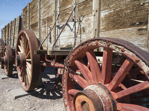 Displayed wagons