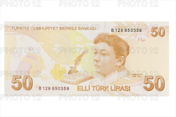 Turkish fifty lira banknote