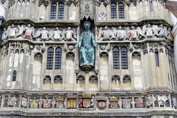 Facade at the entrance area