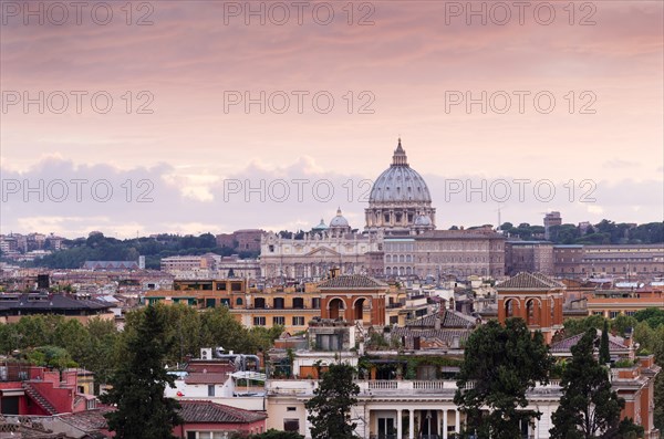 View from the Pincio of St. Peter's Basilica