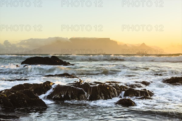 Table Mountain in the evening light