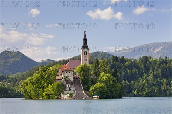 Bled island with St. Mary's Church