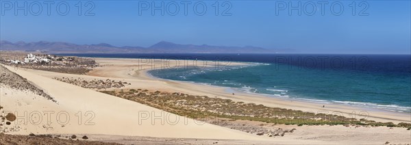 View across the dunes