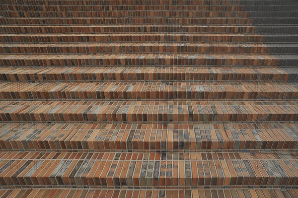 Steps of the campus of the Spiegel group building