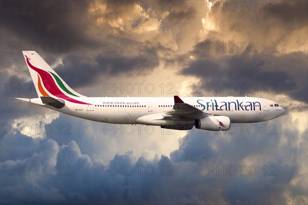 SriLankan Airlines Airbus A330-243 in flight