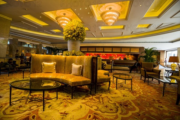 Lounge inside the Colaba Taj Mahal Palace Hotel
