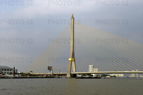 Rama VIII Bridge over the Chao Phraya River