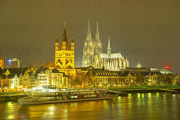 Great St. Martin Church and Cologne Cathedral