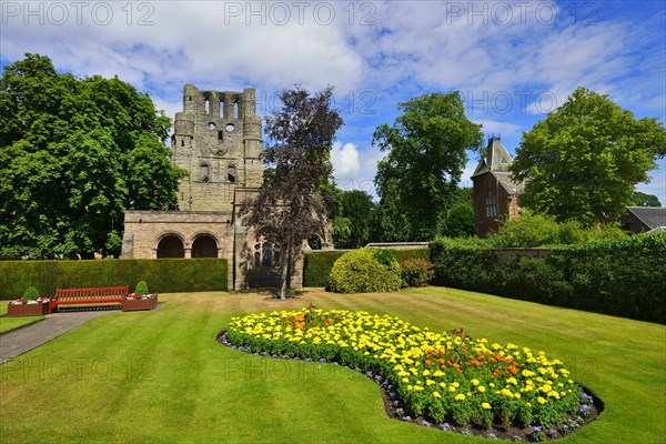 The ruins of Kelso Abbey