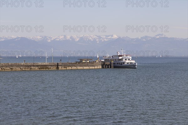 Excursion boat on Lake Constance