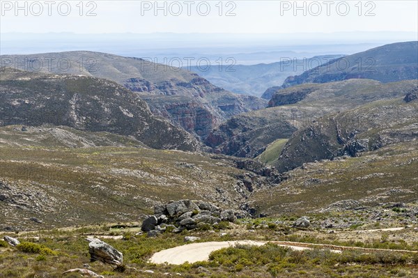 View from Swartberg mountain range