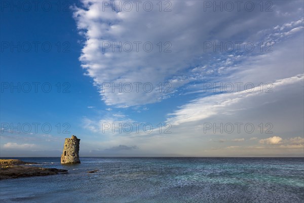 Genoese watchtower along the Customs Officers' Trail