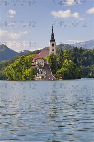 Bled island with St. Mary's Church