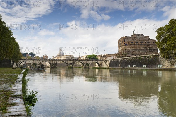 Banks of the Tiber River