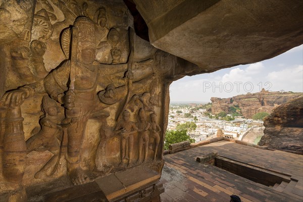 View from Badami Caves