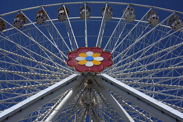 The new 'Blumenrad' Ferris Wheel in the Prater